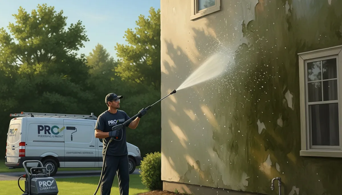 Pressure cleaning service in Pasadena, CA for removing dirt and mildew from exterior surfaces